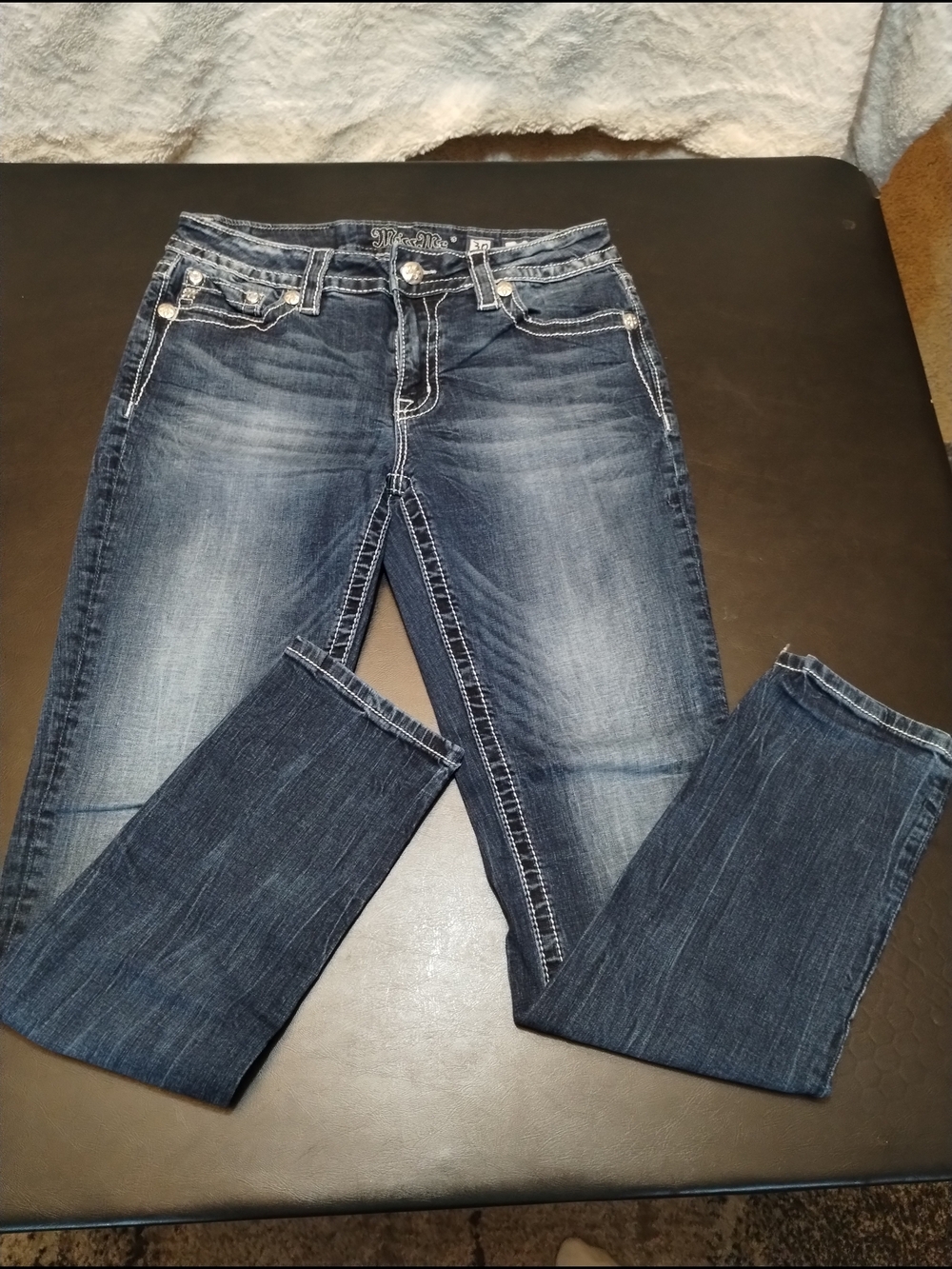Miss Me Women's Dark Wash Blue Jeans Skinny Sz 30